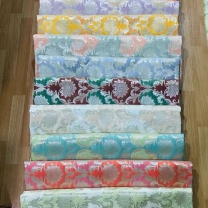KashiFab RANGKAT BROCADE 44" online - authentic Varanasi weave