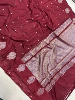 KashiFab Raw mango chiniya silk sarees online - Banaras / Varanasi silk saree