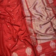 KashiFab Raw mango chiniya silk sarees online - Banaras / Varanasi silk saree - view 7