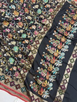 KashiFab Real zari inspired cotton jamdani sarees online - Banaras / Varanasi silk saree