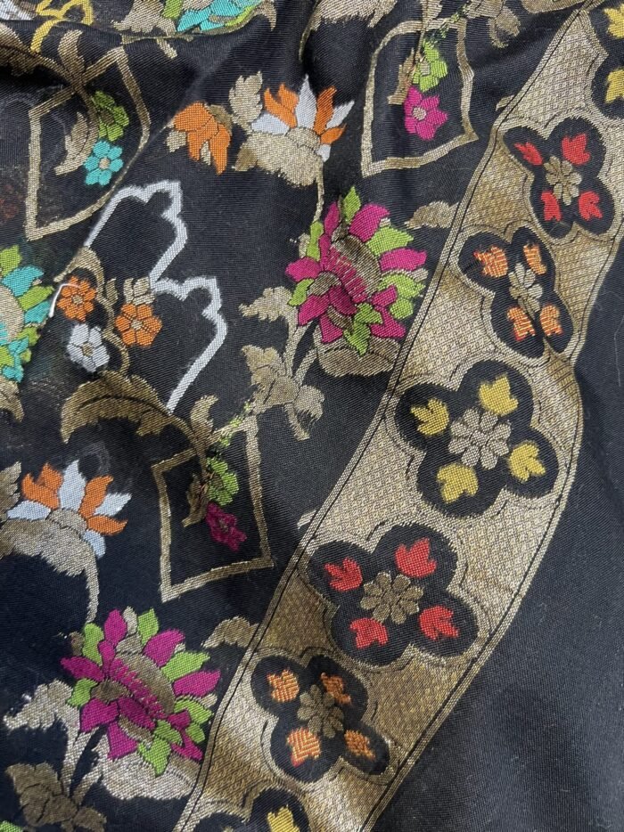 KashiFab Real zari inspired cotton jamdani sarees online - Banaras / Varanasi silk saree - view 2