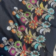 KashiFab Real zari inspired cotton jamdani sarees online - Banaras / Varanasi silk saree - view 3