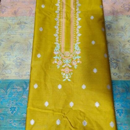 KashiFab blouse fabrics fabric yardage - Banarasi silk fabric design wholesale