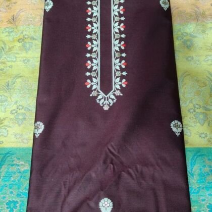 KashiFab blouse fabric yardage - Banarasi silk fabric design wholesale