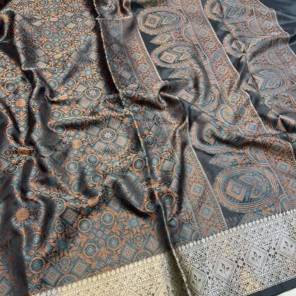 KashiFab Resham jamawar sarees online - Banaras / Varanasi silk saree