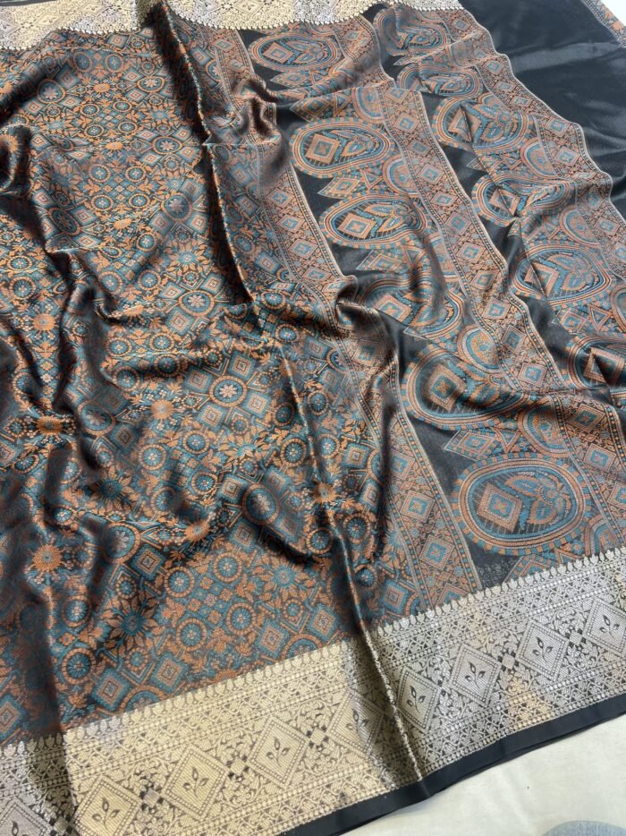 KashiFab Resham jamawar sarees 1 KashiFab Resham jamawar sarees online - Banaras / Varanasi silk saree