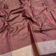 KashiFab Resham jamawar sarees online - Banaras / Varanasi silk saree - view 3