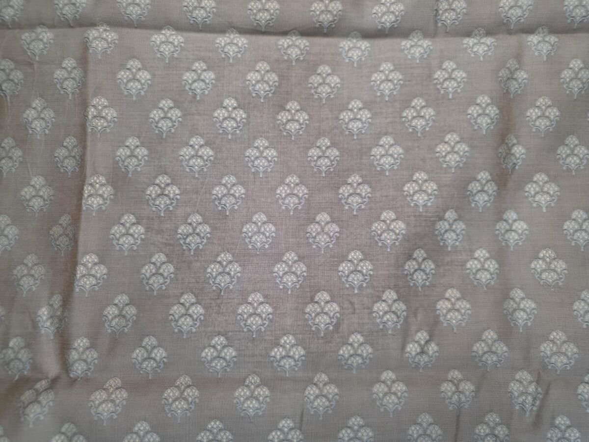 KashiFab Resham Meena Brocade Kurta Fabric Grey KashiFab Resham Meena Brocade kurta fabric Grey online - buy by metre