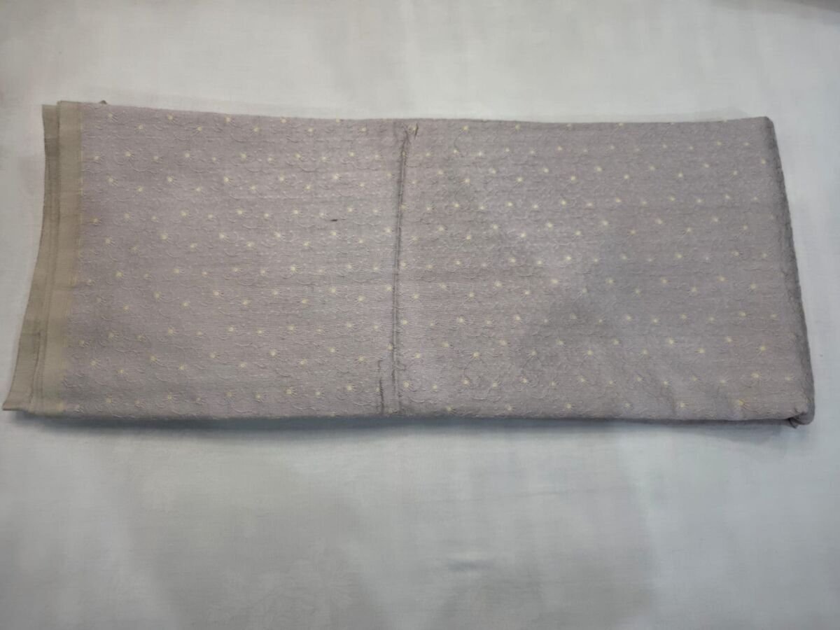 KashiFab Resham Meena Brocade Grey Detail KashiFab Resham Meena Brocade Grey detail