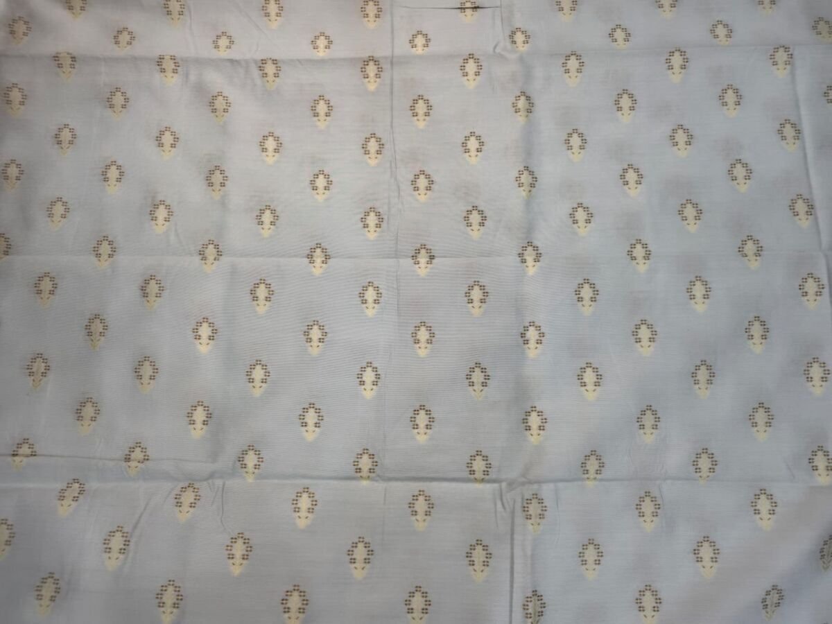 KashiFab Resham Meena Brocade Grey Detail KashiFab Resham Meena Brocade Grey detail