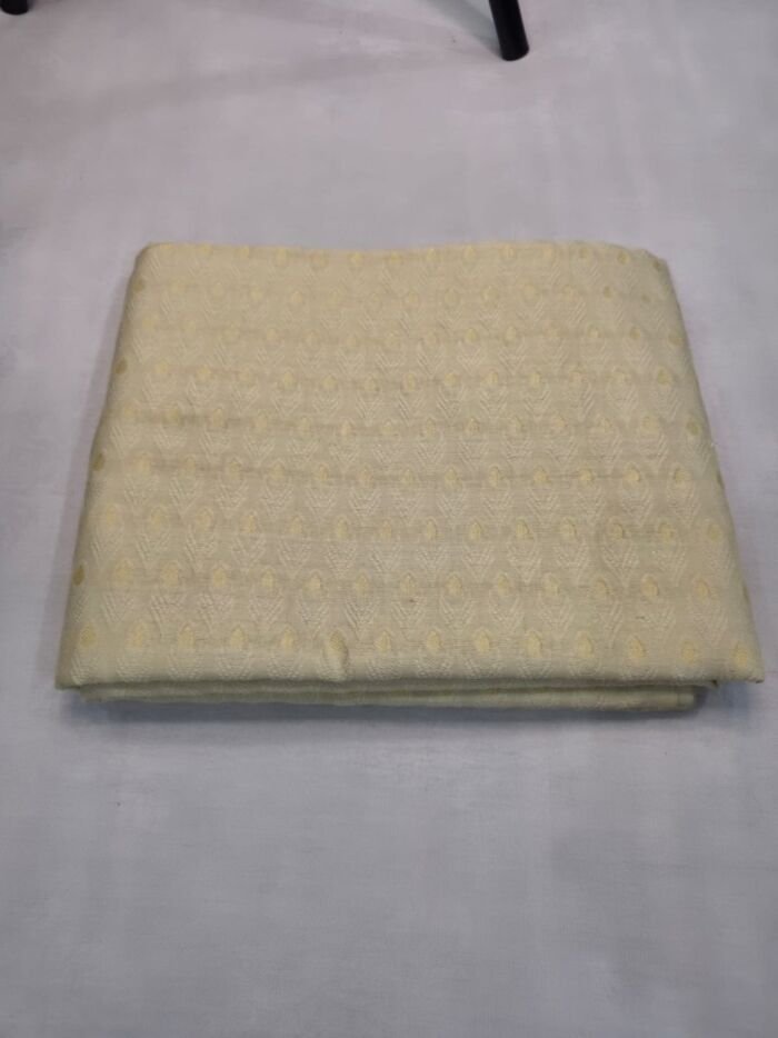 KashiFab organza / kora fabric yardage - Banarasi silk fabric design wholesale