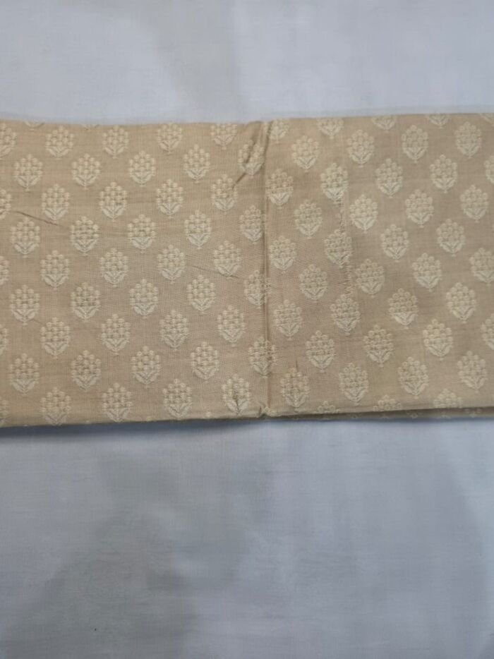 KashiFab organza / kora fabric yardage - Banarasi silk fabric design wholesale