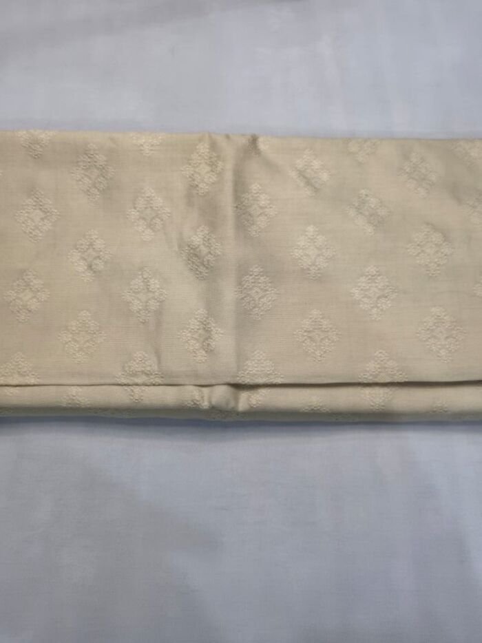 KashiFab organza / kora fabric yardage - Banarasi silk fabric design wholesale