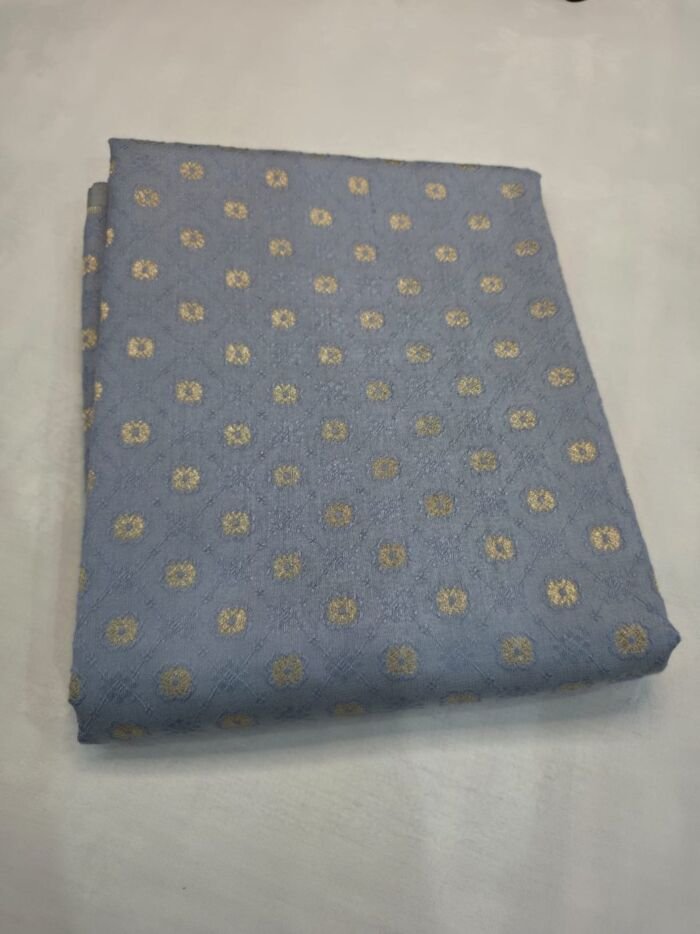 KashiFab organza / kora fabric yardage - Banarasi silk fabric design wholesale