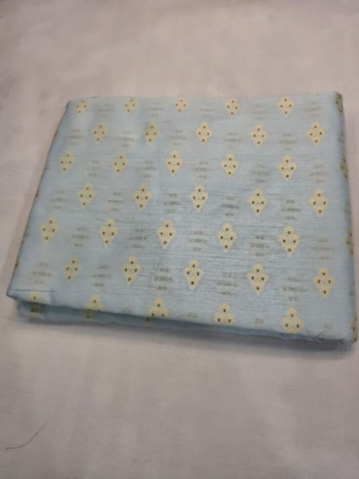 KashiFab Resham Meena Brocade Grey detail