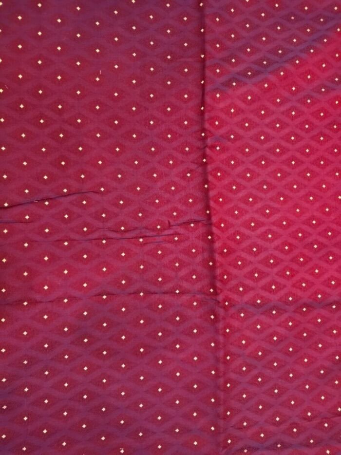 KashiFab Resham Meena Brocade kurta fabric Magenta online - buy by metre
