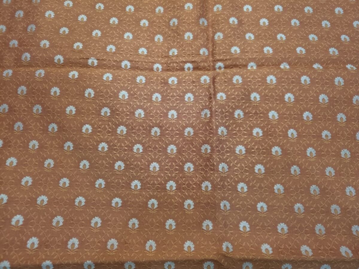 KashiFab Resham Meena Brocade Kurta Fabric Peach KashiFab Resham Meena Brocade kurta fabric Peach online - buy by metre
