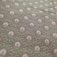 KashiFab Resham Meena Brocade kurta fabric Taupe online - buy by metre