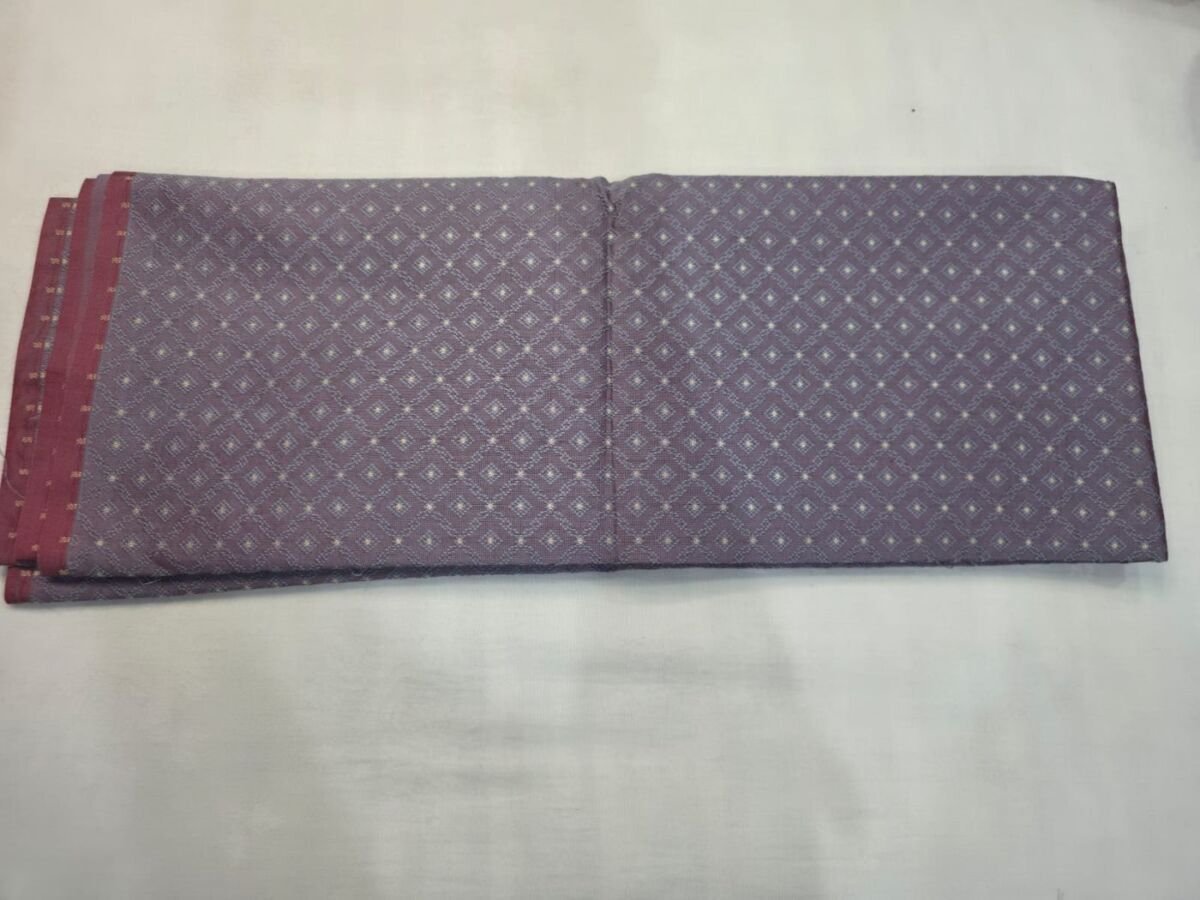 KashiFab Resham Meena Brocade Taupe Detail KashiFab Resham Meena Brocade Taupe detail