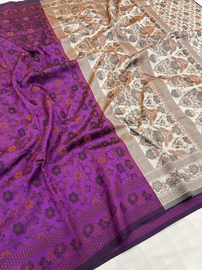KashiFab Resham patola silk sarees online - Banaras / Varanasi silk saree - view 7