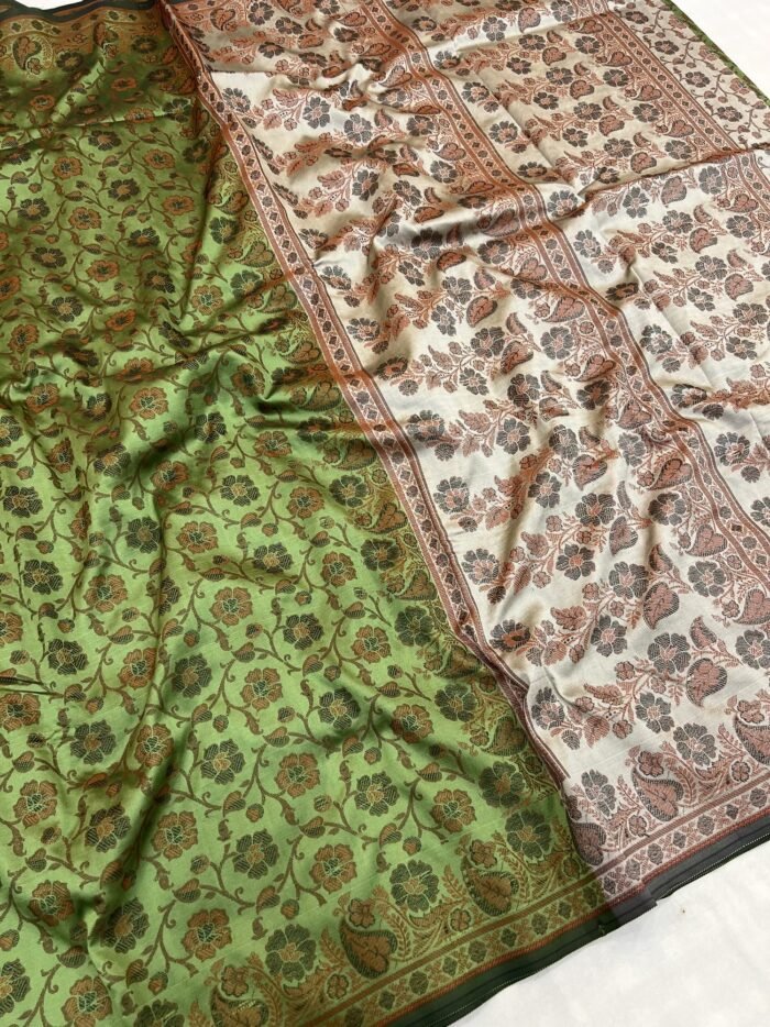 KashiFab Resham patola silk sarees online - Banaras / Varanasi silk saree - view 8