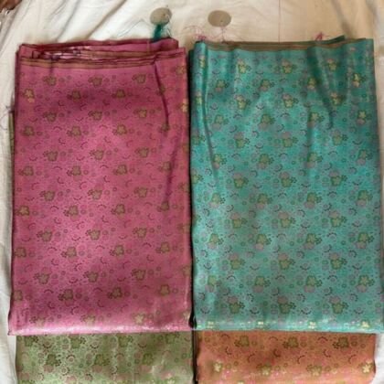 KashiFab Sartan Tanchoi Tehra Brocade online - authentic Varanasi weave