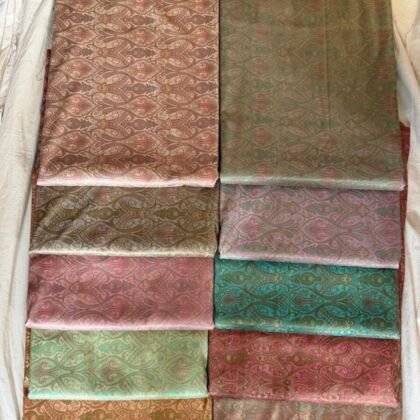KashiFab Sartan Tanchoi Tehra Brocade online - authentic Varanasi weave