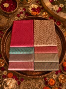 KashiFab Sartan Tanchoi Tehra Brocade online - authentic Varanasi weave