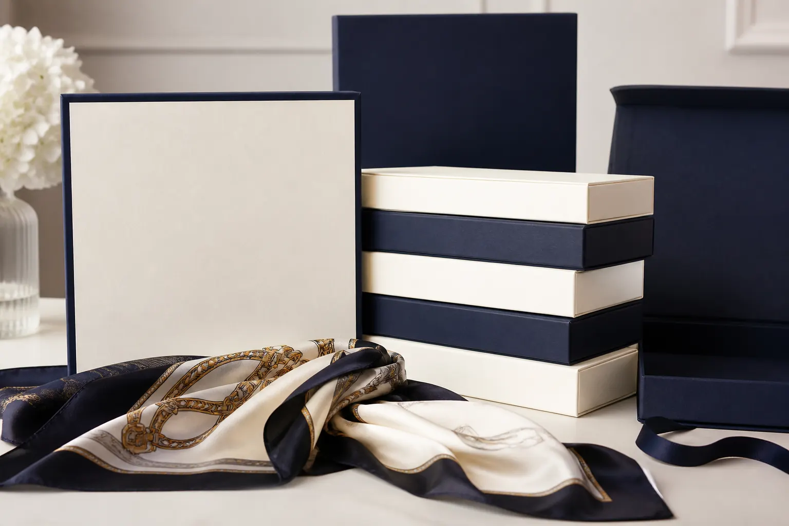 KashiFab private label silk scarf OEM for British brands