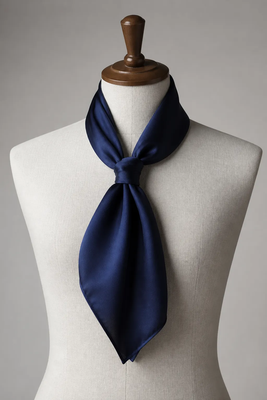 KashiFab silk neck scarf drape for British accessory brands