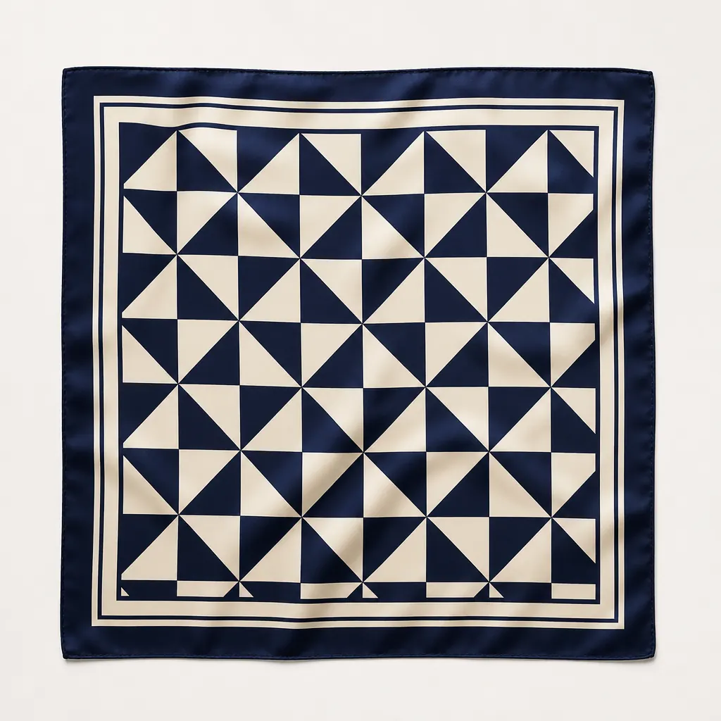 KashiFab silk bandana format for US accessory brands