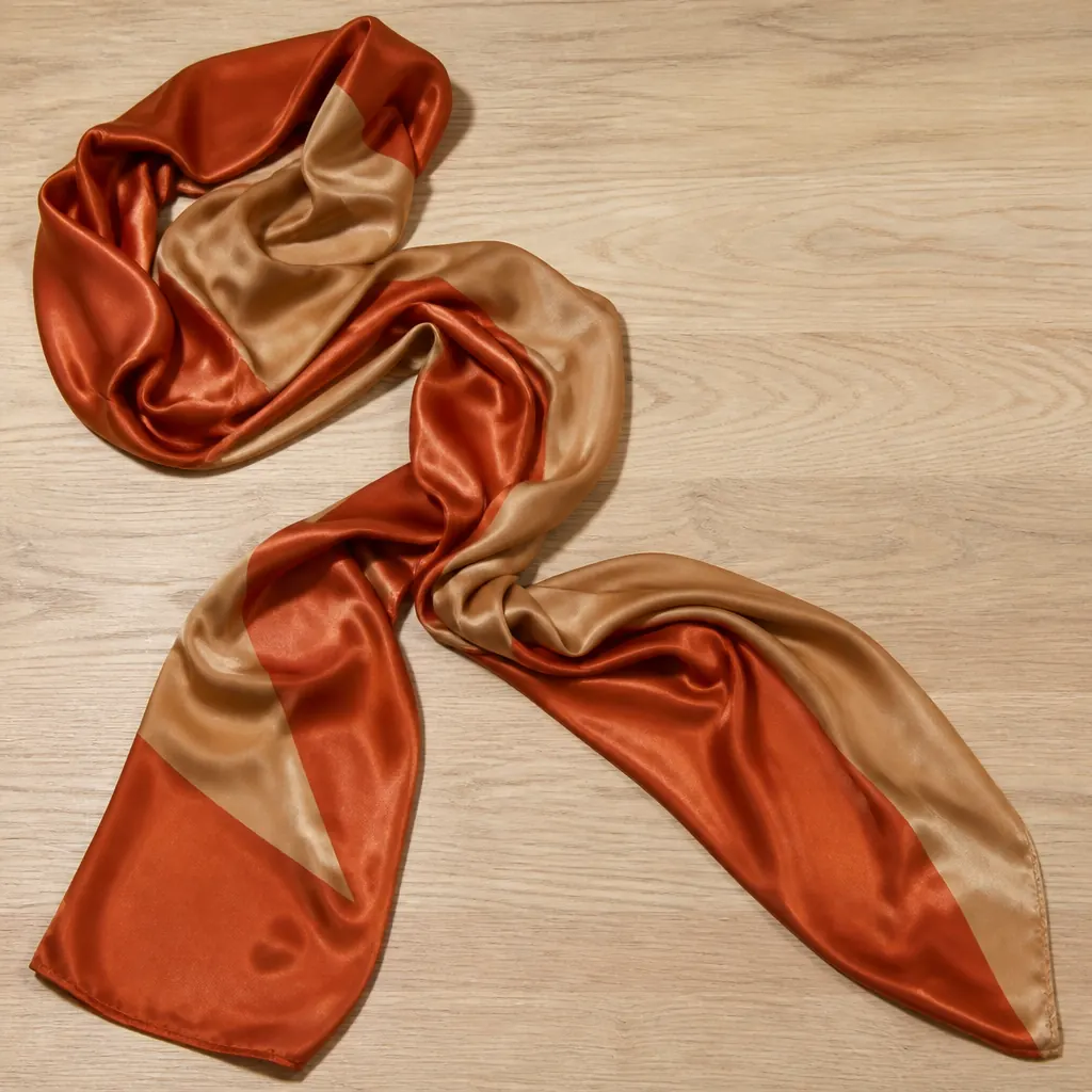 KashiFab long silk scarf for US seasonal retail