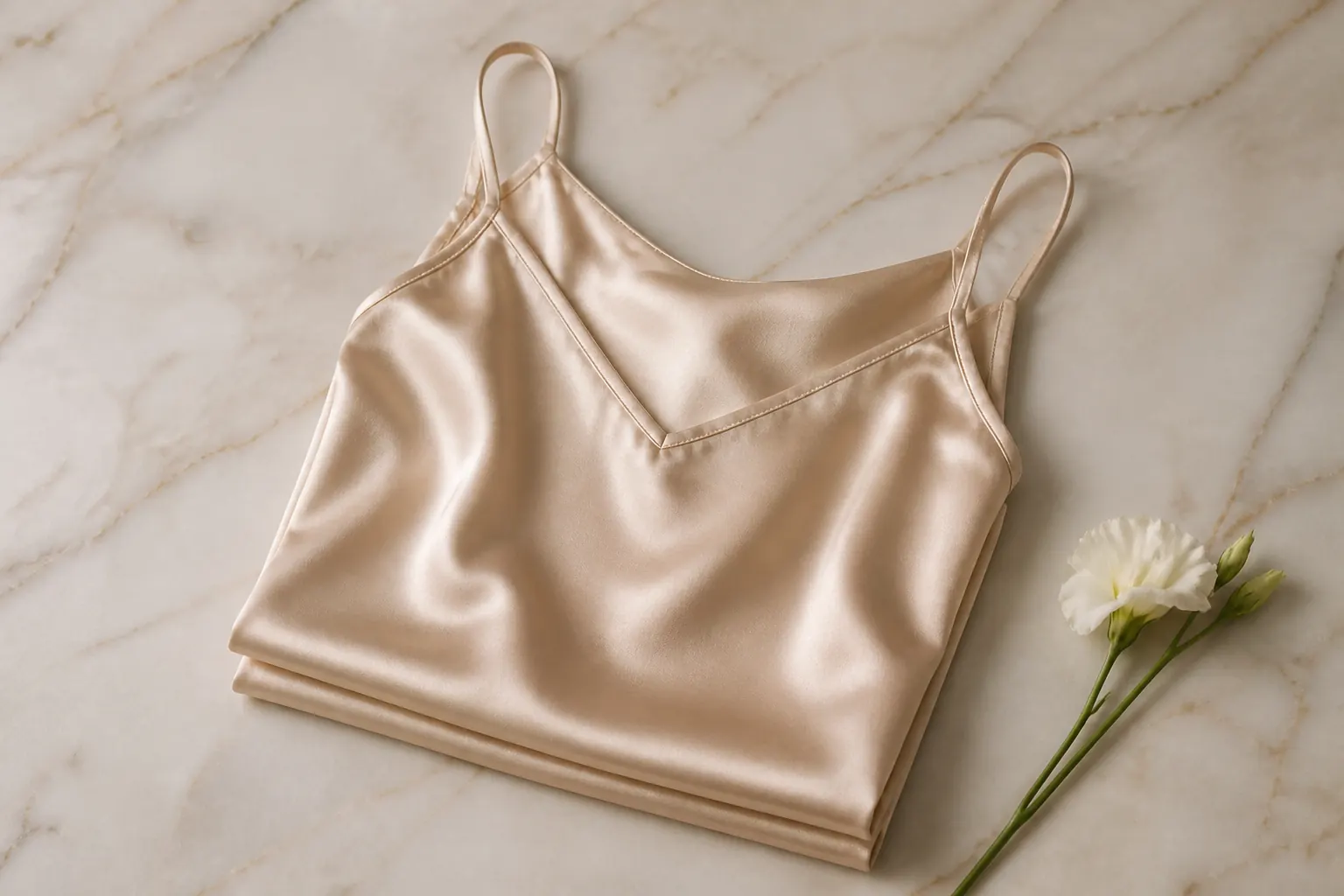 KashiFab silk camisole fabric for US loungewear
