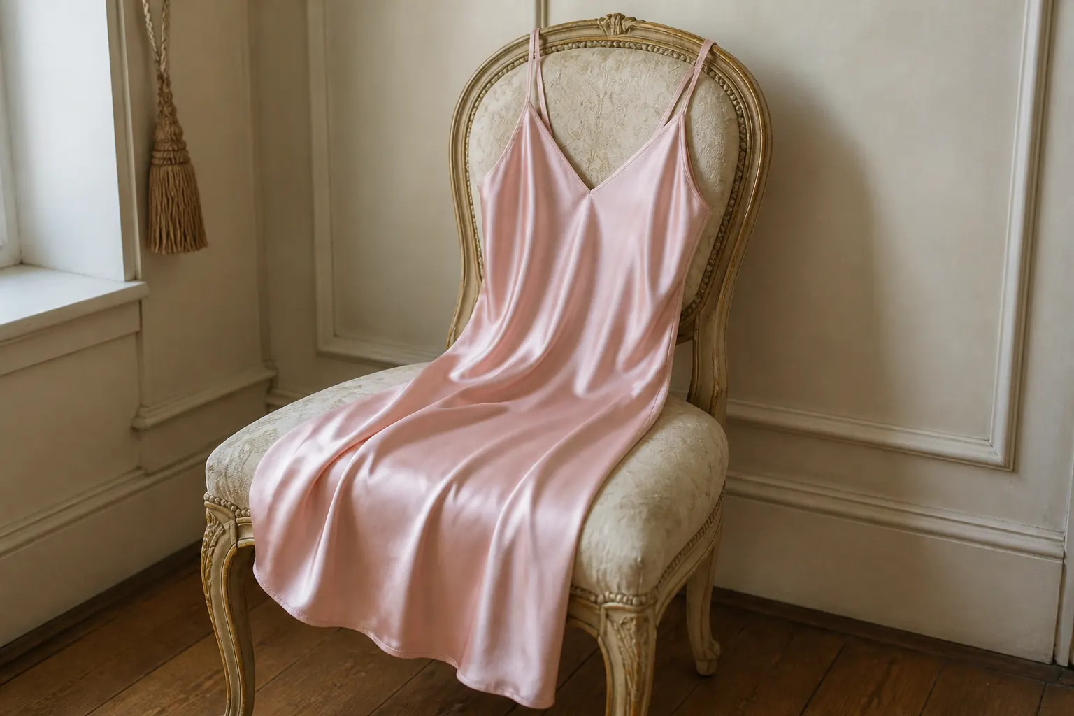 KashiFab silk nightgown fabric for American sleepwear brands