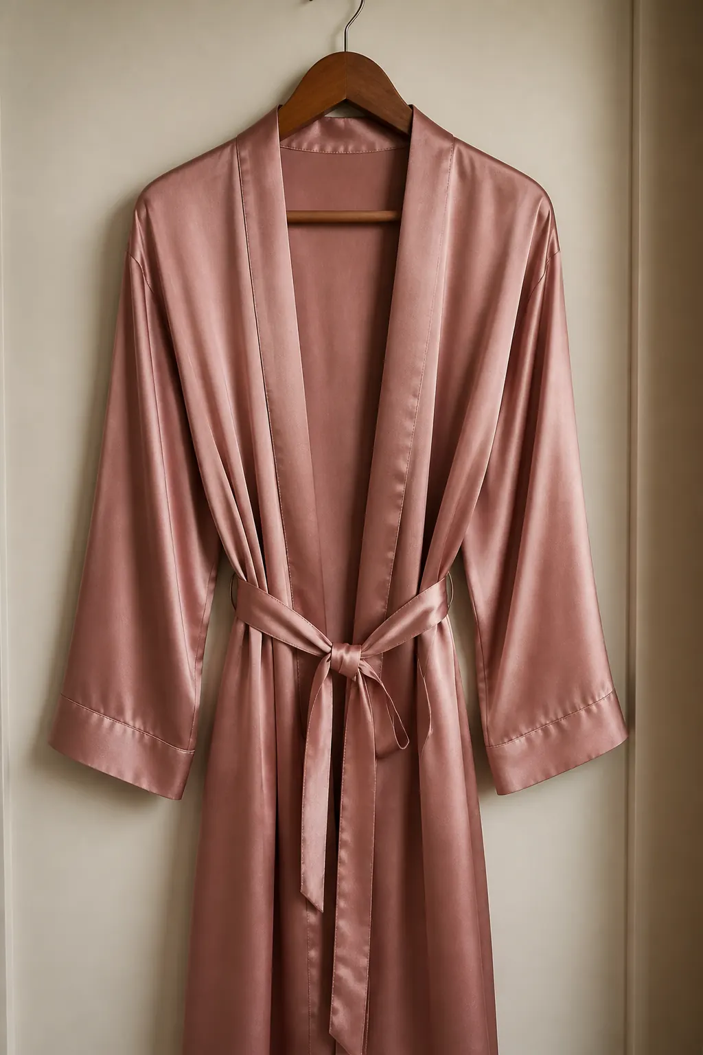 KashiFab silk robe drape for US loungewear brands