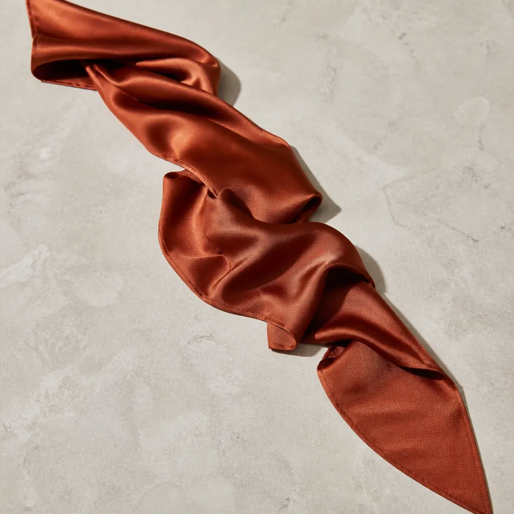 KashiFab long silk twill scarf for US retail