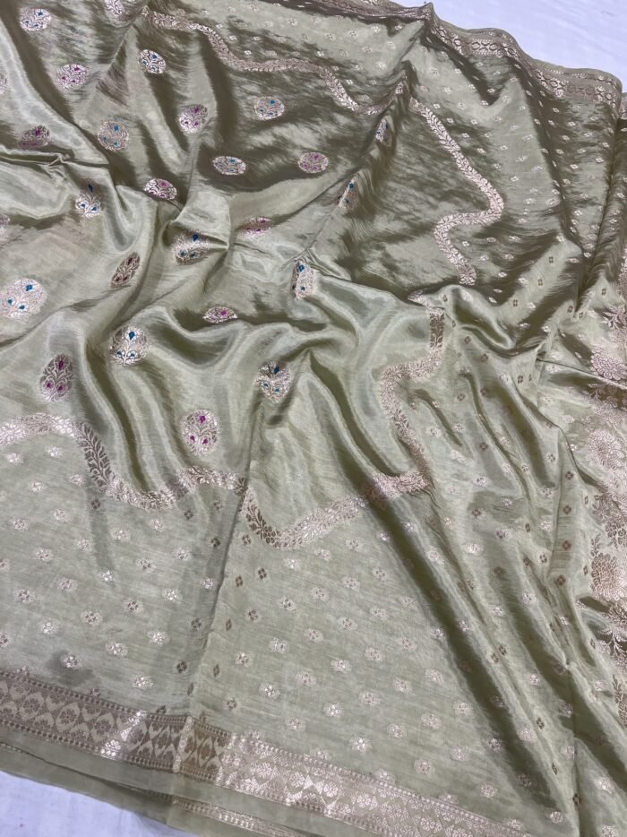 KashiFab Soft dupion silk sarees 3 KashiFab Soft dupion silk sarees online - Banaras / Varanasi silk saree - view 3