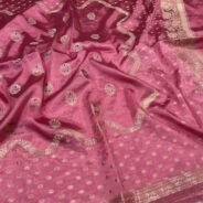 KashiFab Soft dupion silk sarees online - Banaras / Varanasi silk saree - view 4
