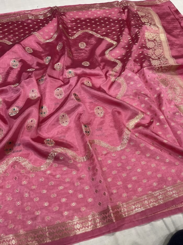 KashiFab Soft dupion silk sarees 4 KashiFab Soft dupion silk sarees online - Banaras / Varanasi silk saree - view 4