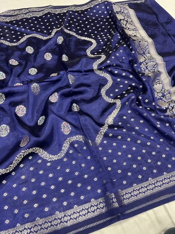 KashiFab Soft dupion silk sarees 5 KashiFab Soft dupion silk sarees online - Banaras / Varanasi silk saree - view 5