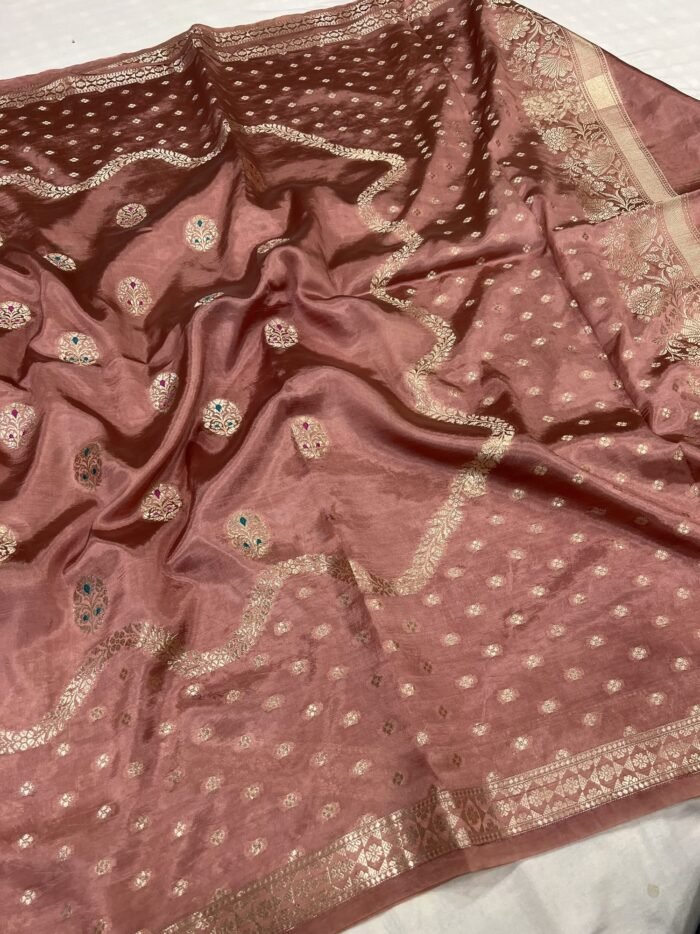 KashiFab Soft dupion silk sarees 6 KashiFab Soft dupion silk sarees online - Banaras / Varanasi silk saree - view 6