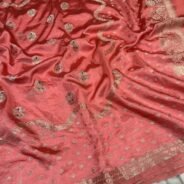 KashiFab Soft dupion silk sarees online - Banaras / Varanasi silk saree - view 7
