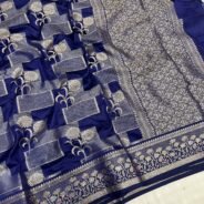 KashiFab Soft Mulberry tissue rangkaat sarees online - Banaras / Varanasi silk saree