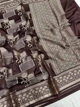 KashiFab Soft Mulberry tissue rangkaat sarees online - Banaras / Varanasi silk saree - view 2