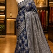 KashiFab Soft Mulberry tissue rangkaat sarees - AYU #7263 lifestyle cover - boutique display