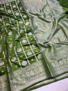 KashiFab Soft silk sarees with gharchola weave online - Banaras / Varanasi silk saree