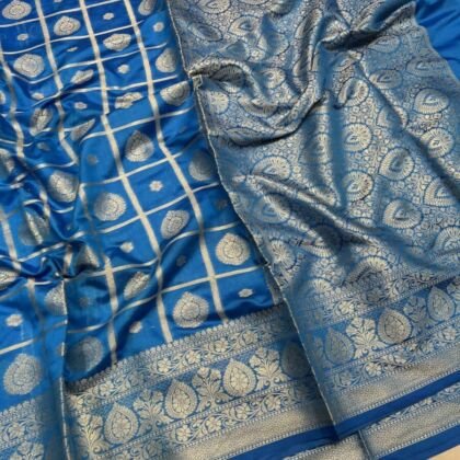 KashiFab Soft silk sarees with gharchola weave online - Banaras / Varanasi silk saree - view 2