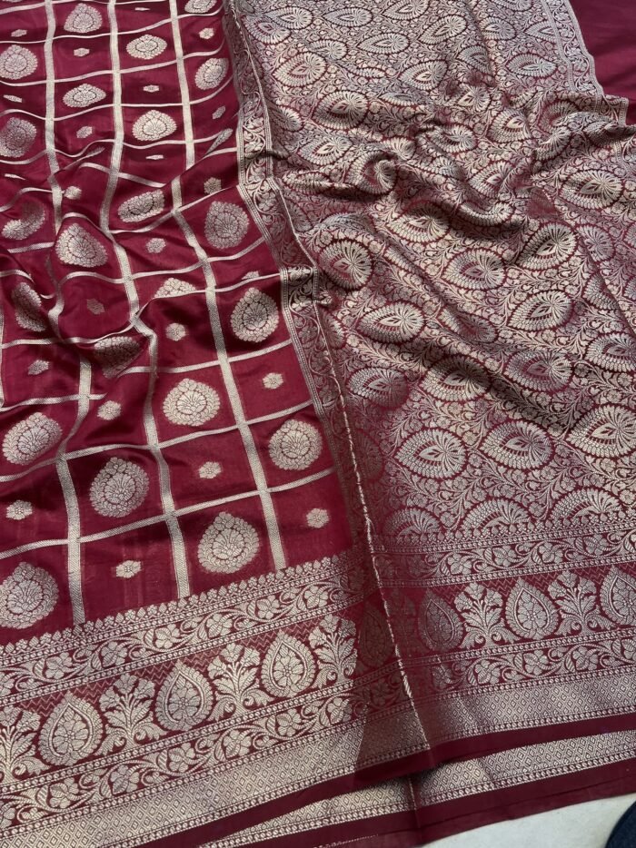 KashiFab Soft silk sarees with gharchola weave 4 KashiFab Soft silk sarees with gharchola weave online - Banaras / Varanasi silk saree - view 4