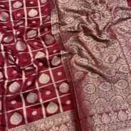 KashiFab Soft silk sarees with gharchola weave online - Banaras / Varanasi silk saree - view 5