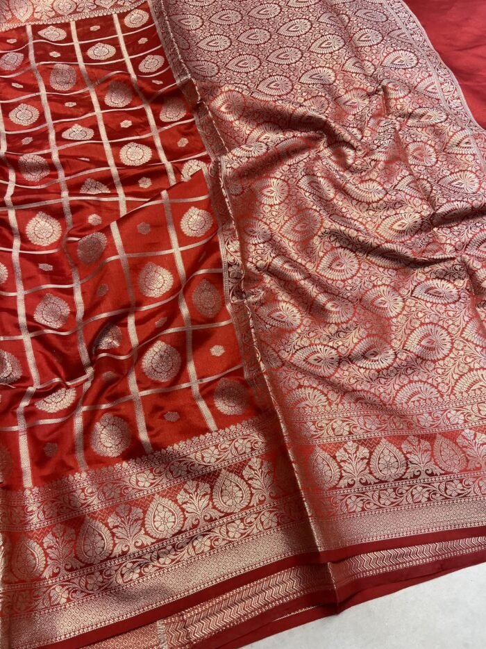 KashiFab Soft silk sarees with gharchola weave 7 KashiFab Soft silk sarees with gharchola weave online - Banaras / Varanasi silk saree - view 7